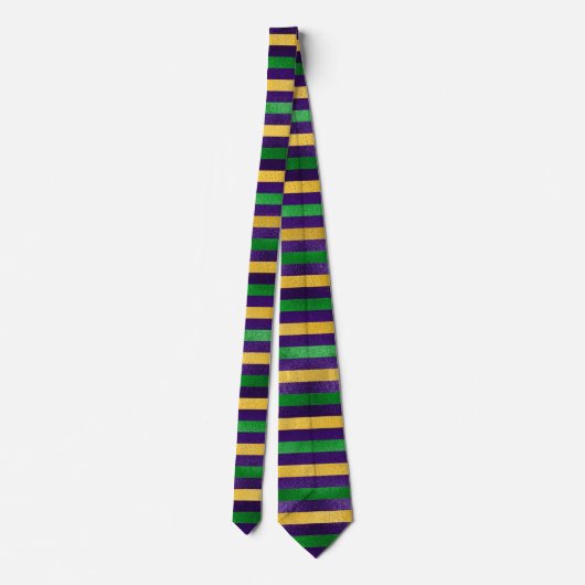 Cravate Mardi Gras Cravate, Mardi Gras Stripes (Dos)