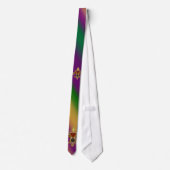 Cravate Mardi gras de Monogram Fleur de Liz de B-Lettre (Dos)