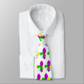 Cravate Mardi Gras Fleur De Lis (Attaché)