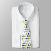 Cravate Mardi gras Fleur de lis Tie (Attaché)