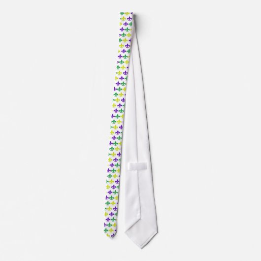Cravate Mardi gras Fleur de lis Tie (Dos)
