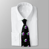 Cravate Mardi Gras Jester Motif Casquette Necktie (Attaché)