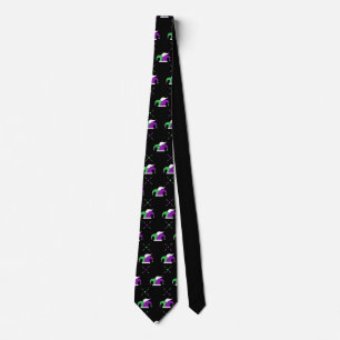 Cravate Mardi Gras Jester Motif Casquette Necktie