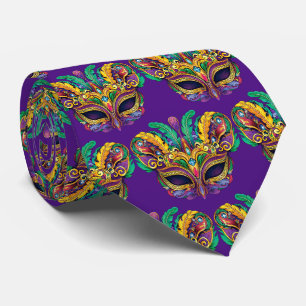 Cravate Mardi Gras Mascarade Épatante