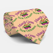 Cravate Mardi Gras Nouvelle-Orléans (Roulé)