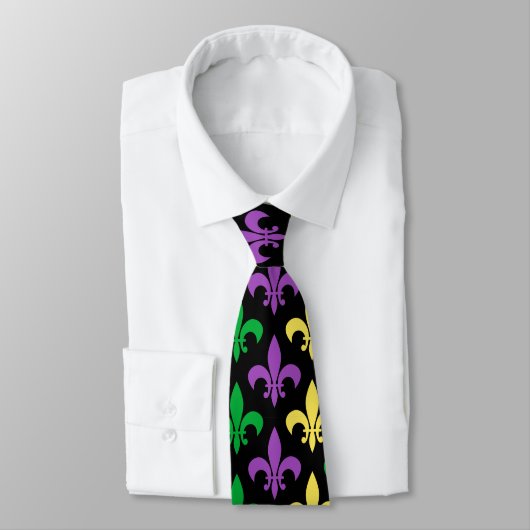 Cravate Mardi Gras Patterned (Attaché)