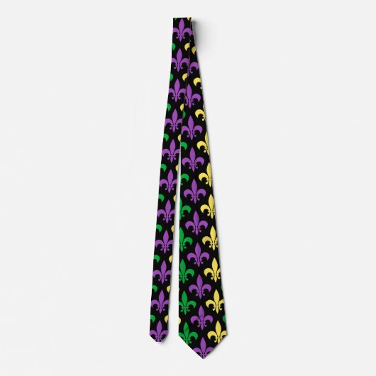Cravate Mardi Gras Patterned (Dos)