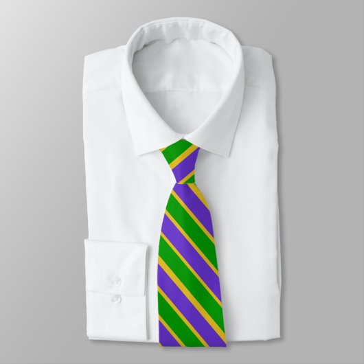Cravate Mardi Gras Stripes (Attaché)