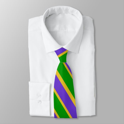 Cravate Mardi Gras Stripes (Attaché)
