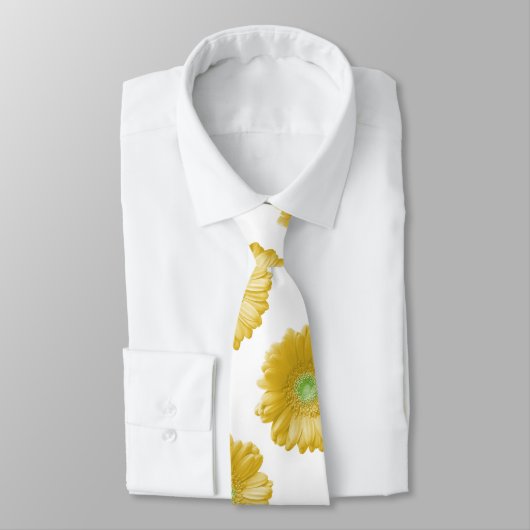 Cravate Marguerite jaune (Attaché)