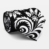 Cravate marguerites blanches (Roulé)