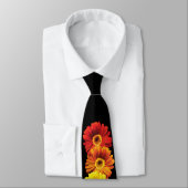 Cravate Marguerites d'arc-en-ciel (Attaché)