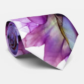 Cravate Mariage Abstrait moderne à l'encre d'alcool à base (Roulé)