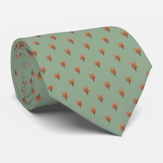 Cravate Mariage Apple Green Stripes (Roulé)
