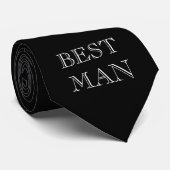 Cravate Mariage Best Man (Roulé)