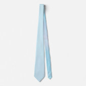 Cravate Mariage bleu simple (Devant)
