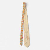 Cravate Mariage Boho Carnation (Dos)