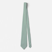 Cravate Mariage couleur solide Sage (Devant)