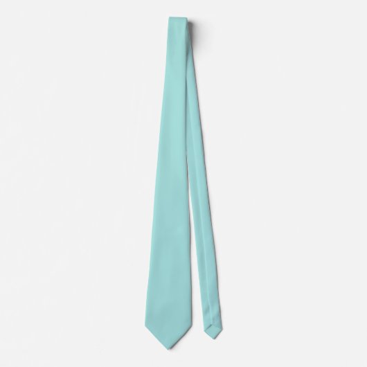Cravate Mariage couleur solide Turquoise (Devant)