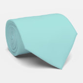 Cravate Mariage couleur solide Turquoise (Roulé)
