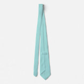 Cravate Mariage couleur solide Turquoise (Dos)