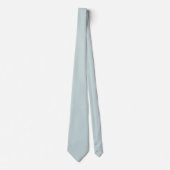 Cravate Mariage de couleur solide argent Sage (Devant)