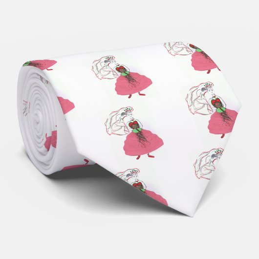 Cravate Mariage de Noël (Roulé)