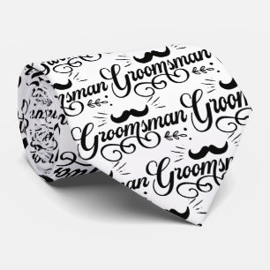 Cravate Mariage de texte Groomsman