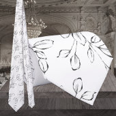 Cravate Mariage de verdure blanc Eucalyptus