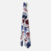 Cravate Mariage du Poppy & Peony Garden de la marine bourg (Dos)