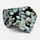 Cravate Mariage Eucalyptus (Roulé)