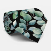 Cravate Mariage Eucalyptus (Roulé)