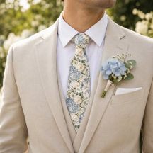 Mariage Floral Hydrangea Bleu Poussiéreux
