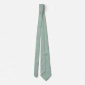 Cravate Mariage floral Sage (Dos)