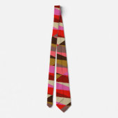 Cravate Mariage géométrique Art déco moderne et élégant (Dos)