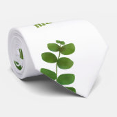 Cravate Mariage Green Chic Groomsman (Roulé)