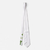 Cravate Mariage Green Chic Groomsman (Dos)