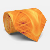 Cravate Mariage jaune moderne (Roulé)