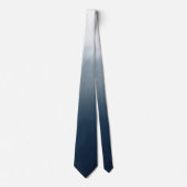 Cravate Mariage monochromatique bleu foncé (Devant)