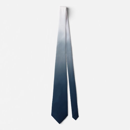 Cravate Mariage monochromatique bleu foncé (Devant)