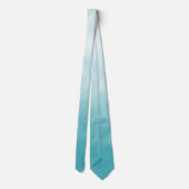 Cravate Mariage Monochromatique Turquoise (Dos)