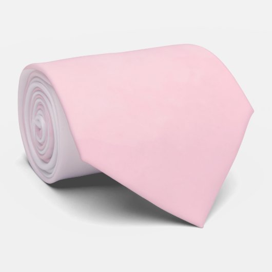 Cravate Mariage Ombre rose pâle (Roulé)