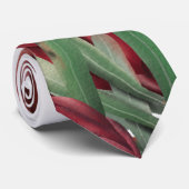 Cravate Mariage Protea à l'aquarelle de Bourgogne (Roulé)