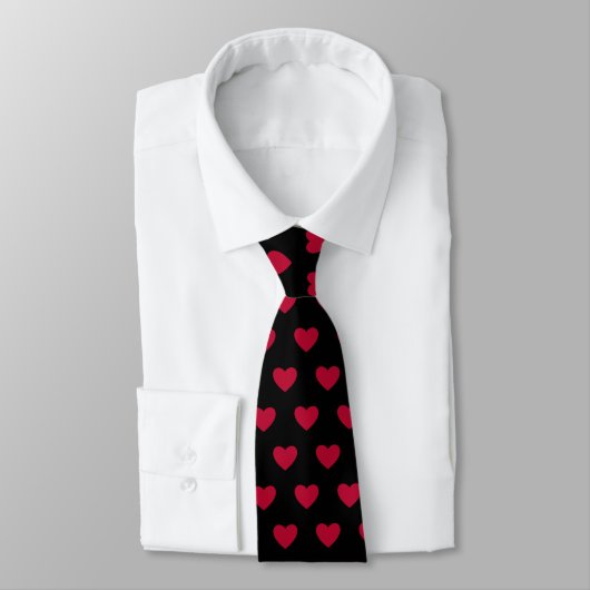 Cravate Mariage Red Hearts (Attaché)