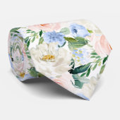 Cravate Mariage Rose bleu bleu bleu ArtsApp H2 (Roulé)