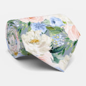 Cravate Mariage Rose bleu bleu bleu ArtsApp H2 (Roulé)