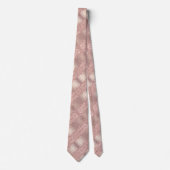 Cravate mariage - Rose Gold Blush Sparkle Drivers (Devant)