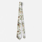 Cravate Mariage Rustique Woodland Green & Pinecones (Devant)