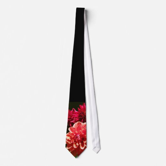 Cravate Mariage Sash/cravate "de dahlia rouge-rose" (Devant)