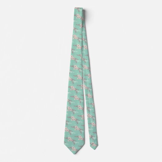 Cravate Mariage Turquoise clair (Devant)